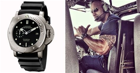 dwayne johnson panerai|Dwayne Johnson watches.